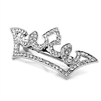 Pave Crystal Pageant Crown Barrette<br>4218HB