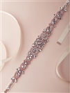 Rose Gold Bridal Belt with Austrian Crystals