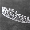 Regal Cubic Zirconia and Pearl Wedding Tiara