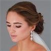 Freshwater Pearls Silver Dangle Bridal Earrings