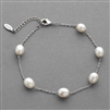 Ivory Freshwater Floating Pearl Bracelet