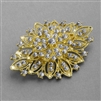Best Selling Gold Vintage Floral Bridal Brooch<br>471P-G