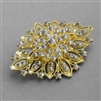 Mariell Wholesale Best Selling Gold Vintage Floral Bridal Brooch