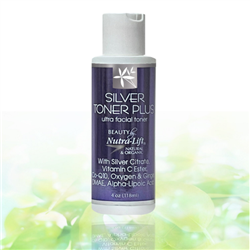 photo of Nutra-LiftÂ® NEW FORMULA Silver Plus Ultra Facial Toner Soothing Oil Reducing Antibacterial (4oz bottle)