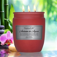 photo of Nutra-LiftÂ® AUTUMN in ASPEN Organic Soy Aromatherapy Candle 22 OZ