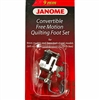 Janome 202146001 Convertible Free Motion Quilting Foot Set for 9mm machines