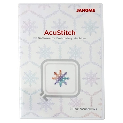 Janome 202419008 AcuStitch PC Software for Embroidery Machines