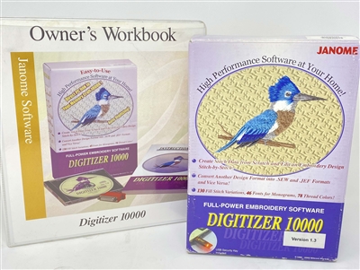Janome 254008104 Digitizer 10000 Embroidery Software Version 1.3