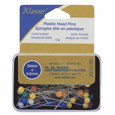 Klasse' 3010165 Plastic Head Pins