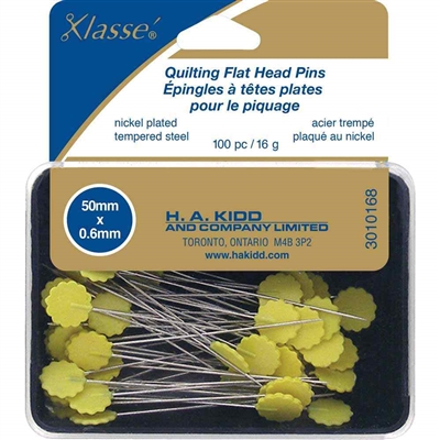 Klasse' 3010168 Quilting Flat Head Pins