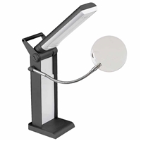 Unique 3072001 LED Desk Lamp with Magnifier