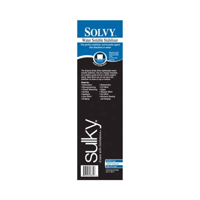 Sulky 40048612 Solvy Water Soluble Stabilizer 12" x 9yds