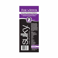 Sulky 40066308 Fuse & Stitch Cur-Away Permanent Stabilizer 8" x 8yds