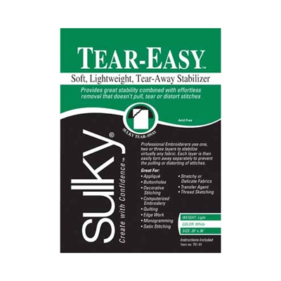Sulky 40075101 Tear-Easy 20" x 36"