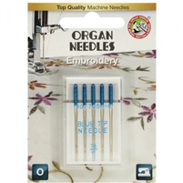 Organ Blue Tip Embroidery Needle