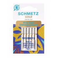 Schmetz Gold Embroidery Needles 75/11