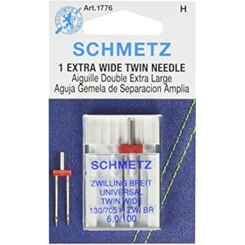 Schmetz Universal Double Needle 6.0mm 100/16