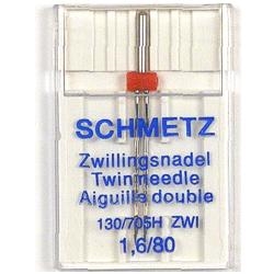 Schmetz Universal Double Needle 1.6mm 80/12