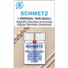 Schmetz Universal Double Needle 2.0mm 80/12