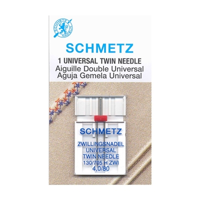 Schmetz Universal Double Needle 4.0mm 80/12
