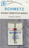 Schmetz Double Hemstitch Needle 100/16
