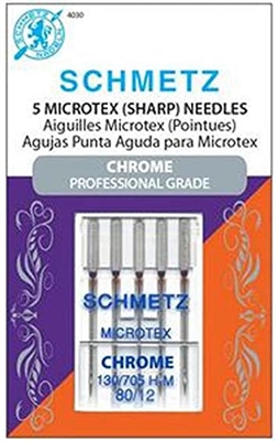 Schmetz Chrome Microtrex Needles 80/12