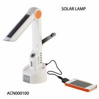 Crank Dynamo Solar Reading Lamp & Radio