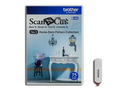 Brother USB No. 3 Home-Deco Pattern Collection