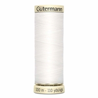 Gutermann Sew All Thread Whites 100m