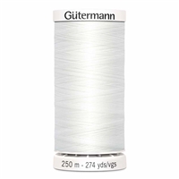 Gutermann Sew All Thread Whites 250m