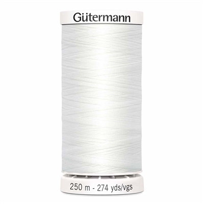 Gutermann Sew All Thread Whites 250m