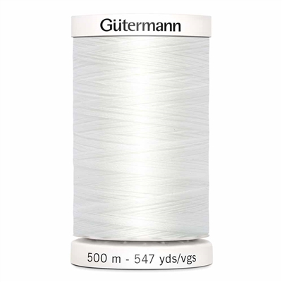 Gutermann Sew All Thread Whites 500m