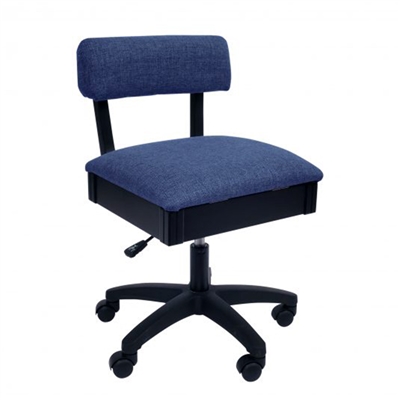 Arrow Basket Blue Hydraulic Sewing Chair