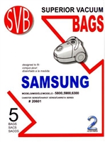 Samsung 601 Canister Bags 5pk