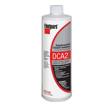 Fleetguard DCA2 Coolant Additive, part number DCA30L qty 12.