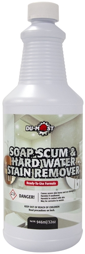 DU-MOST Soap Scum & Hard Water Stain Remover, High Foaming Acid Cleaner  Removes Limescale 