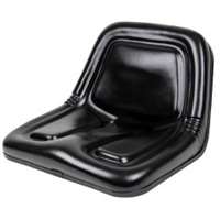Concentric Deluxe High Back Steel Pan Seat, Black 13501-BK