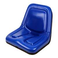 Concentric Deluxe High Back Steel Pan Seat, Blue 13501-BL