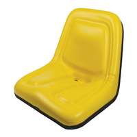 Concentric Deluxe High-Back Steel Pan Seat Yellow 13501-YE