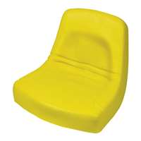 Concentric Low-Back Steel Pan Seat, Yellow 15000-YE