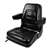 Concentric Universal Fold-Down Seat with Armrests, Black 35500-BK
