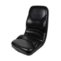 Concentric Contoured High-Back Seat, Black Vinyl 45010-BK