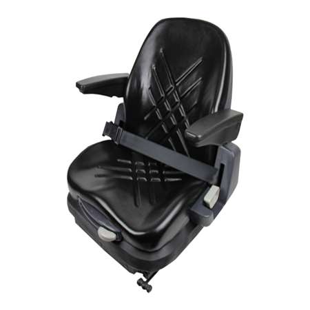 Concentric Premium Integrated Suspension Seat with Armrests 48055-BK