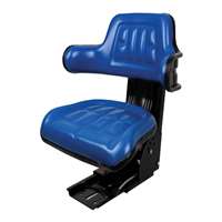Concentric Universal Tractor Seat with Adjustable Suspension, Blue 51000-BL