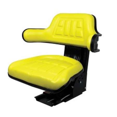 Concentric Universal Tractor Seat with Suspension, Yellow 51000-YE