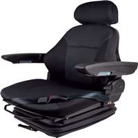 Concentric Heavy Duty Air Suspension Seat with Adjustable Armrests & Headrest
