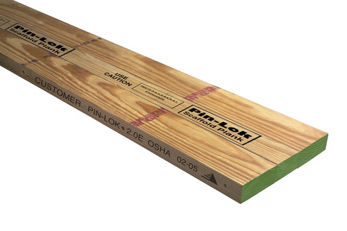 2 x 10 x 8' OSHA Scaffold Plank (Pin-Lok)