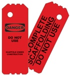 OSHA Scaffold Tag - Red