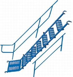 7' Internal Stair Unit w/Handrails (fits 6' 4"T Frame)
