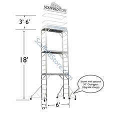 18' Multi-Function Tower - Aluminum